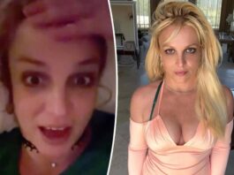 Britney Spears singed hair, eyebrows and eyelashes off in fireplace accident