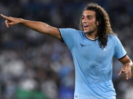 Lazio's Matteo Guendouzi on August 18, 2024