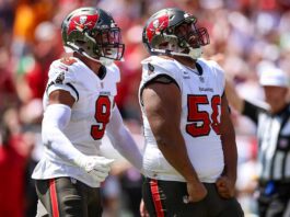 Tampa Bay Buccaneers vs. Atlanta Falcons Depth Chart